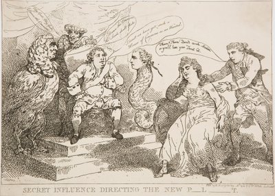 Hemligt inflytande som styr den nya P-l-t av Thomas Rowlandson