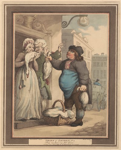 Set om åtta (2): Cries of London av Thomas Rowlandson