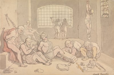 Den spanska inkvisitionen av Thomas Rowlandson