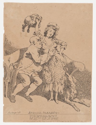 Special plädering, [mars 1780], [mars 1780]. av Thomas Rowlandson