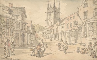 St Austell, Cornwall, 1780-1827. av Thomas Rowlandson