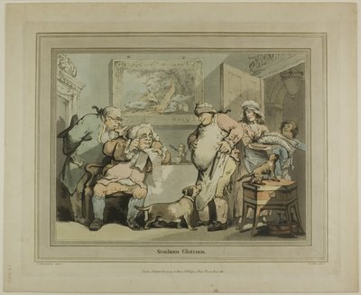 Flitig frossare av Thomas Rowlandson