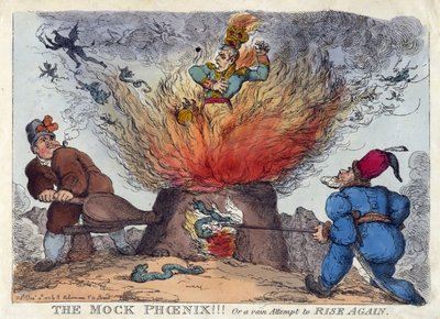 DEN LÖTTA FENIXAN! Eller ett fåfängt försök att RESA IGEN av Thomas Rowlandson