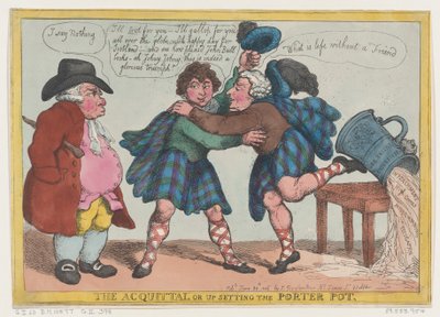 Frikännandet, eller upprörande av Porter Pot, 20 juni 1806., 20 juni 1806. av Thomas Rowlandson