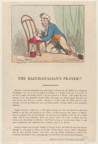 Bacchanalians bön!!, 4 juni 1801., 4 juni 1801. av Thomas Rowlandson