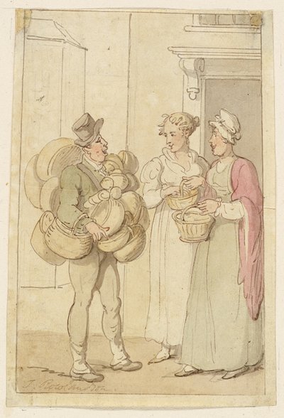 Korgförsäljaren av Thomas Rowlandson