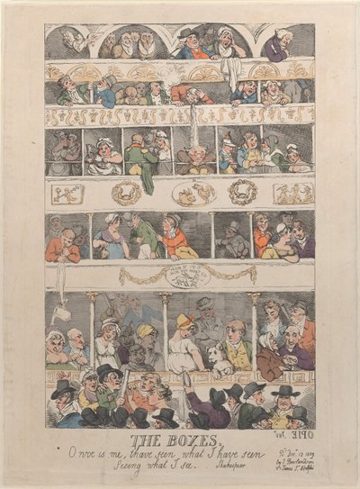 Boxarna, 12 december 1809, 12 december 1809. av Thomas Rowlandson