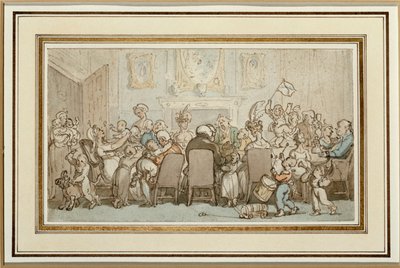 Familjen Breedwell, 1807 av Thomas Rowlandson