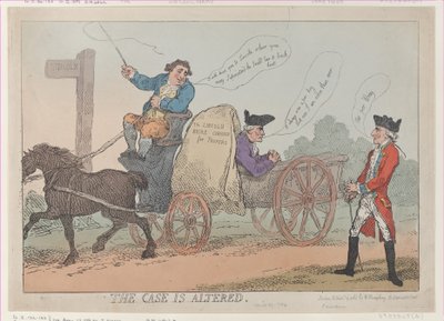 Fallet är ändrat, [29 april 1784], återpublicerat., [29 april 1784], återpublicerat. av Thomas Rowlandson