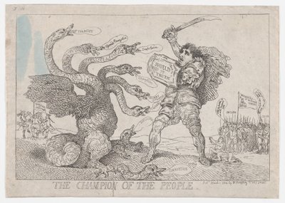 Folkets mästare, 11 mars 1784., 11 mars 1784. av Thomas Rowlandson