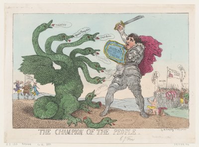 Folkets mästare, 11 mars 1784., 11 mars 1784. av Thomas Rowlandson