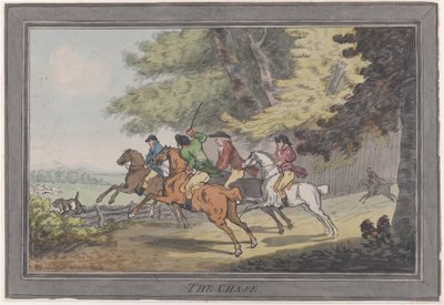 The Chase, 1 december 1791, 1 december 1791. av Thomas Rowlandson
