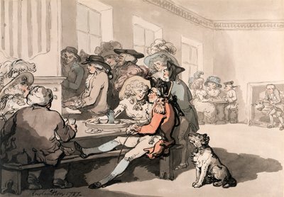 "Chokladhuset", 1787. av Thomas Rowlandson