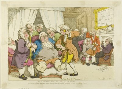 Konsultation eller sista hoppet av Thomas Rowlandson