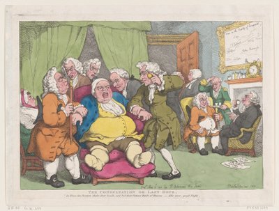 Konsultationen, eller sista hoppet, 30 juni 1808., 30 juni 1808. av Thomas Rowlandson