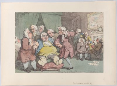 Konsultationen, eller sista hoppet, 30 juni 1808., 30 juni 1808. av Thomas Rowlandson
