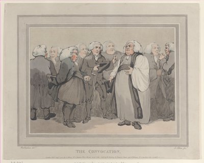 Konvokationen, september 1785, september 1785. av Thomas Rowlandson