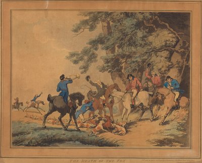 Rävens död av Thomas Rowlandson