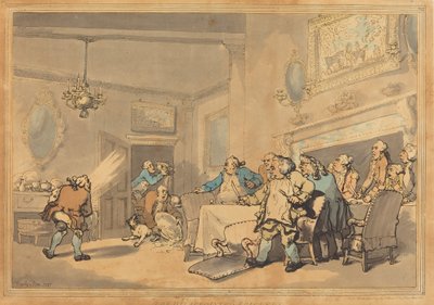 De besvikna epikurerna, 1787. av Thomas Rowlandson