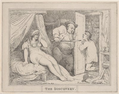 Upptäckten, januari 1809, januari 1809. av Thomas Rowlandson