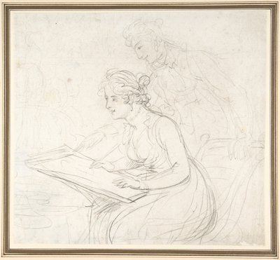 Teckningslektionen av Thomas Rowlandson