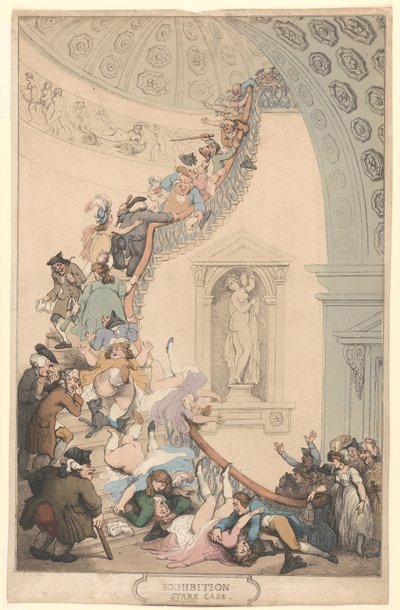 Utställningen ”Stare-Case” av Thomas Rowlandson