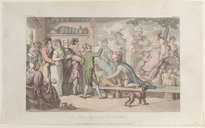 Familjebilden, från The Vicar of Wakefield, 1 maj 1817., 1 maj 1817. av Thomas Rowlandson