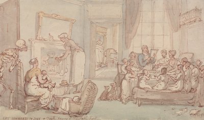 Barnens familj av Thomas Rowlandson