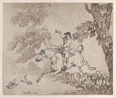 Jägaren, 1785, 1785. av Thomas Rowlandson
