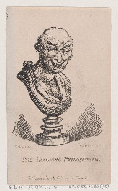 Den skrattande filosofen, 1808., 1808. av Thomas Rowlandson