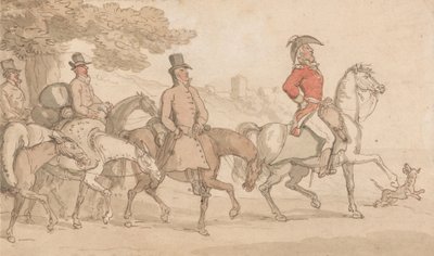 Johnny Newcomes militära äventyr av Thomas Rowlandson