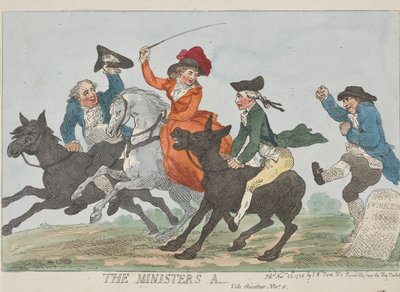 Ministerns rumpa – se ortnamnsregister – 11 november av Thomas Rowlandson