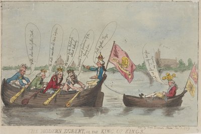 Den moderne Egbert, eller kungarnas kung av Thomas Rowlandson