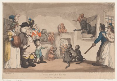 Aprummet i tornet, 20 december 1799, 20 december 1799. av Thomas Rowlandson