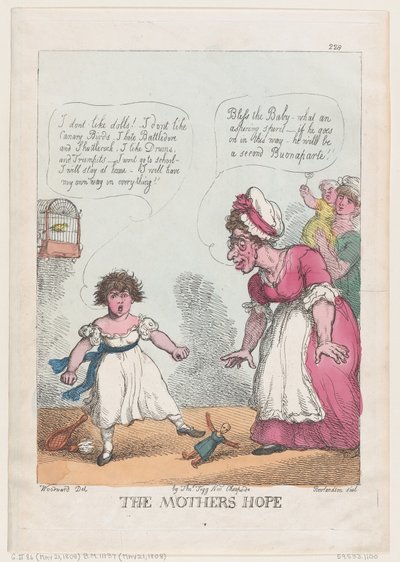 Moderns hopp, 21 maj 1808., 21 maj 1808. av Thomas Rowlandson