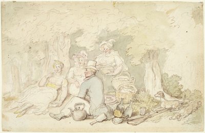 Picknicken av Thomas Rowlandson
