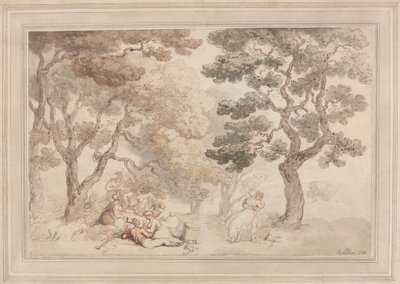 Picknicken av Thomas Rowlandson