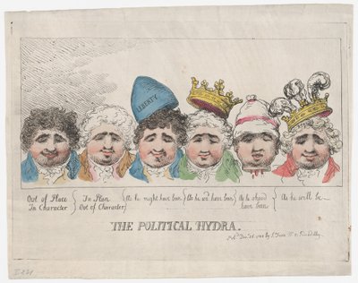 The Political Hydra, 26 december 1788., 26 december 1788. av Thomas Rowlandson