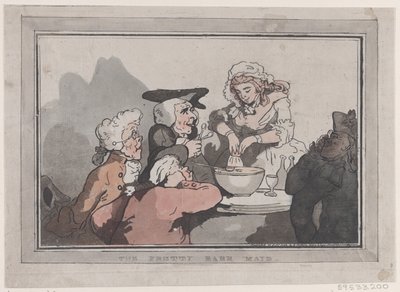 The Pretty Barr Maid, 20 oktober 1786, 20 oktober 1786. av Thomas Rowlandson