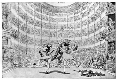 Utsikten framför oss, 1791. av Thomas Rowlandson