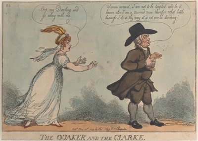 The Quaker and the Clarke, 24 maj 1809., 24 maj 1809. av Thomas Rowlandson
