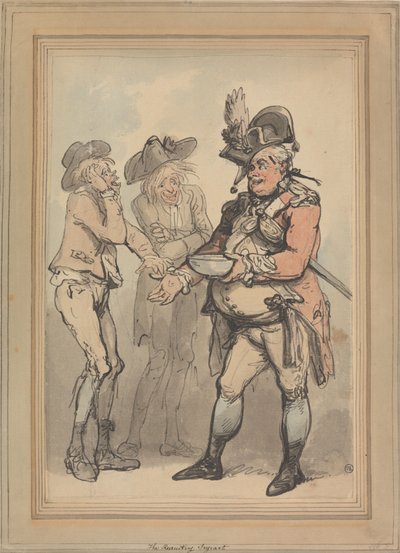 Rekryteringssergeanten av Thomas Rowlandson