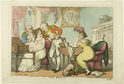 Rivalerna av Thomas Rowlandson