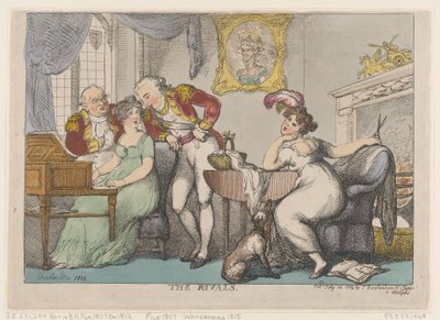 Rivalerna, 14 juli 1807, 14 juli 1807. av Thomas Rowlandson