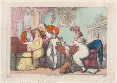 Rivalerna, 14 juli 1807, 14 juli 1807. av Thomas Rowlandson