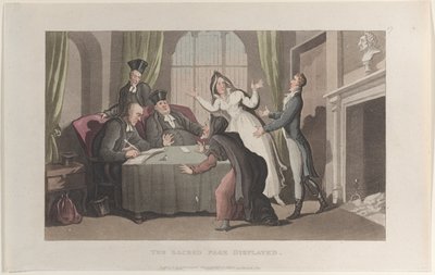 The Sacred Page Displayed, från Journal of Sentimental Travels in the Southern Provinces ..., 1821. av Thomas Rowlandson