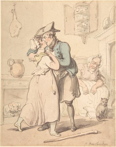 Sjömannens återkomst från aktiv tjänst av Thomas Rowlandson