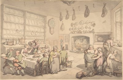 Squire’s Kitchen av Thomas Rowlandson