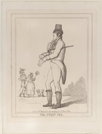 The Sweet Pea, 29 augusti 1812, 29 augusti 1812. av Thomas Rowlandson