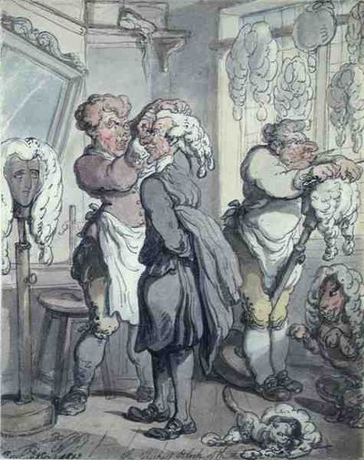 "Det tjockaste blocket av de tre" av Thomas Rowlandson